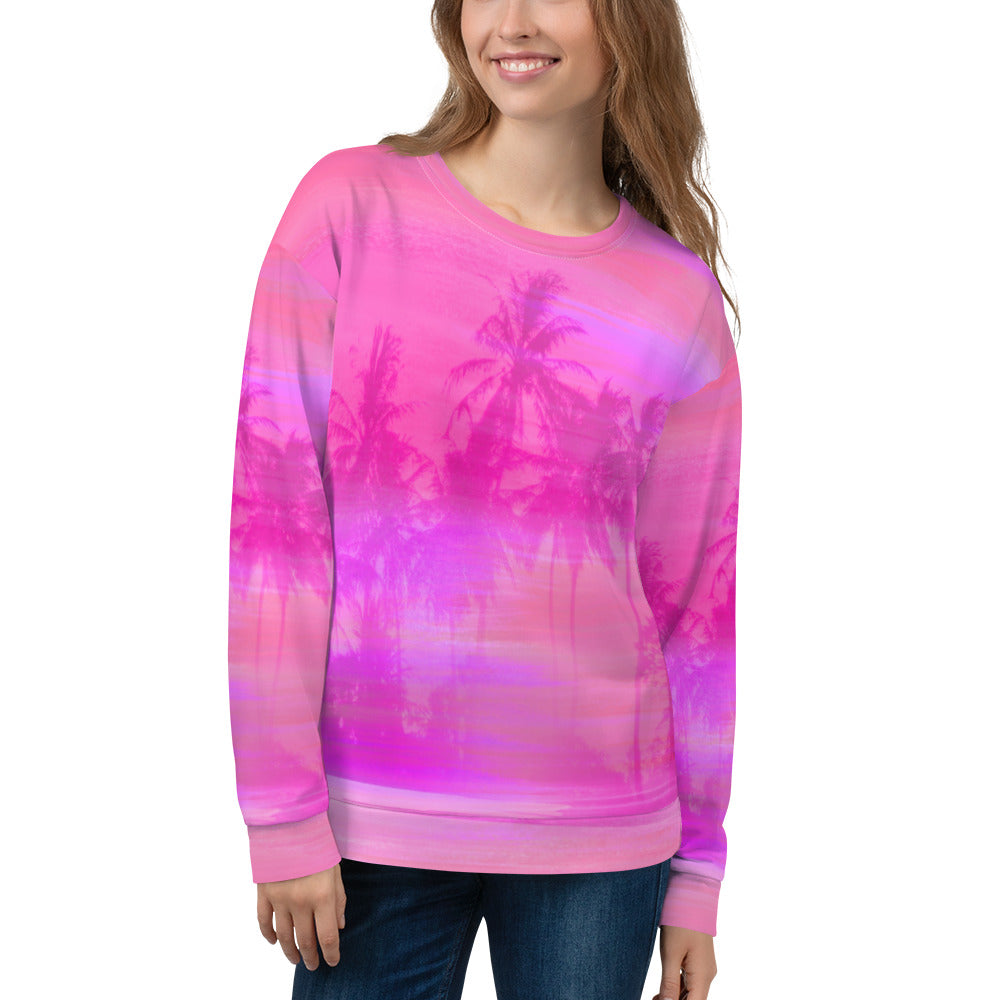 MONOGRAM ALLOVER CREW - Sweatshirt - desert sky