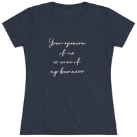 "Not My Business" Women's Vintage T-Shirt