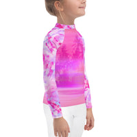 Sunset Palms Kids Rash Guard