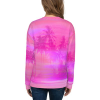 Sunset Palms All Over Print Sweatshirt