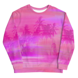 Sunset Palms All Over Print Sweatshirt