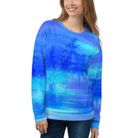 Scenic Palms All Over Print Sweatshirt