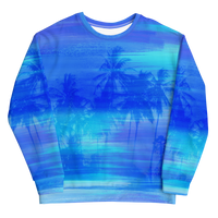 Scenic Palms All Over Print Sweatshirt