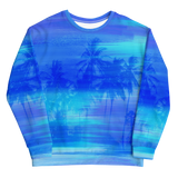 Scenic Palms All Over Print Sweatshirt