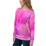 Sunset Palms All Over Print Sweatshirt