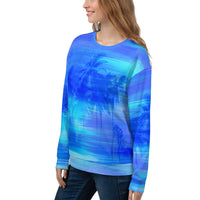 Scenic Palms All Over Print Sweatshirt