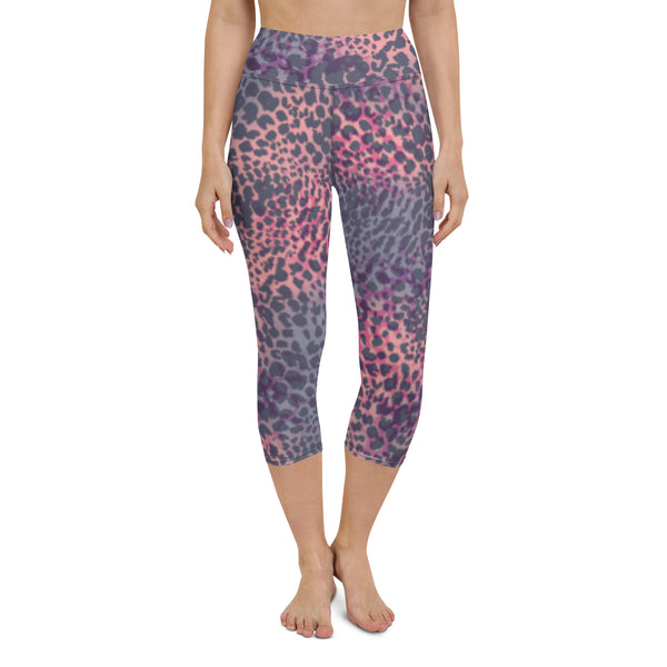 Leopard Multi Printed Capri Leggings