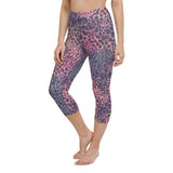 Leopard Multi Printed Capri Leggings