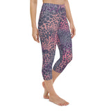 Leopard Multi Printed Capri Leggings